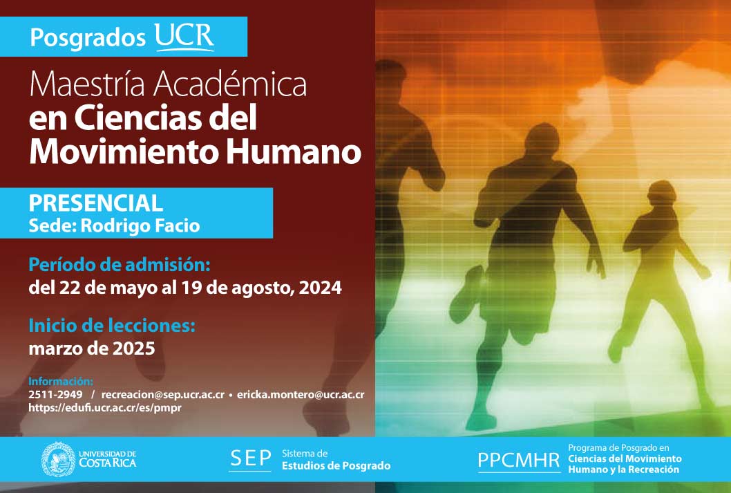 Imagen promocional con fondo cafe y siluetas de personas corriendo